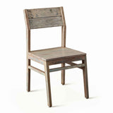 Ibiza 17" Dining Chair in Vintage Teal Reclaimed Wood, Set of 2 by Home Trends & Design at Eve Furniture