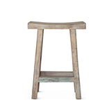 Ibiza 19" Counter Chair in Vintage Teal Reclaimed Wood by Home Trends & Design at Eve Furniture