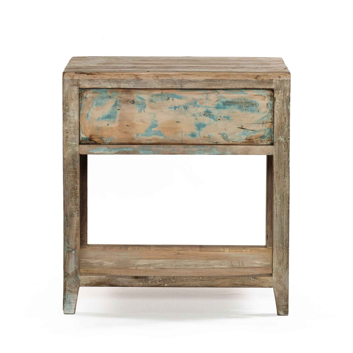 Ibiza 24" Nightstand in Vintage Teal Reclaimed Wood by Home Trends & Design at Eve Furniture