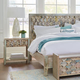 Ibiza 24" Nightstand in Vintage Teal Reclaimed Wood by Home Trends & Design at Eve Furniture