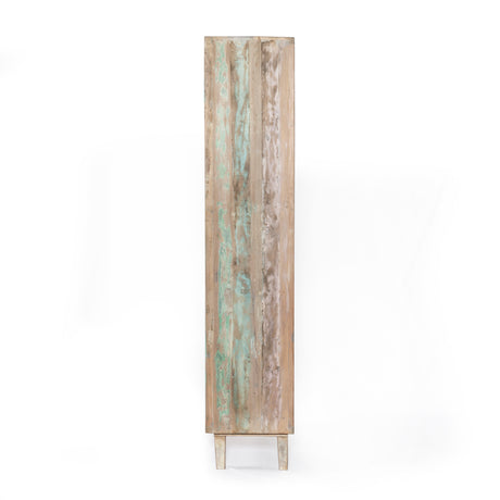 Ibiza 31" Bookshelf in Vintage Teal Reclaimed Wood by Home Trends & Design at Eve Furniture