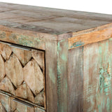 Ibiza 57" Dresser in Vintage Teal Reclaimed Wood by Home Trends & Design at Eve Furniture