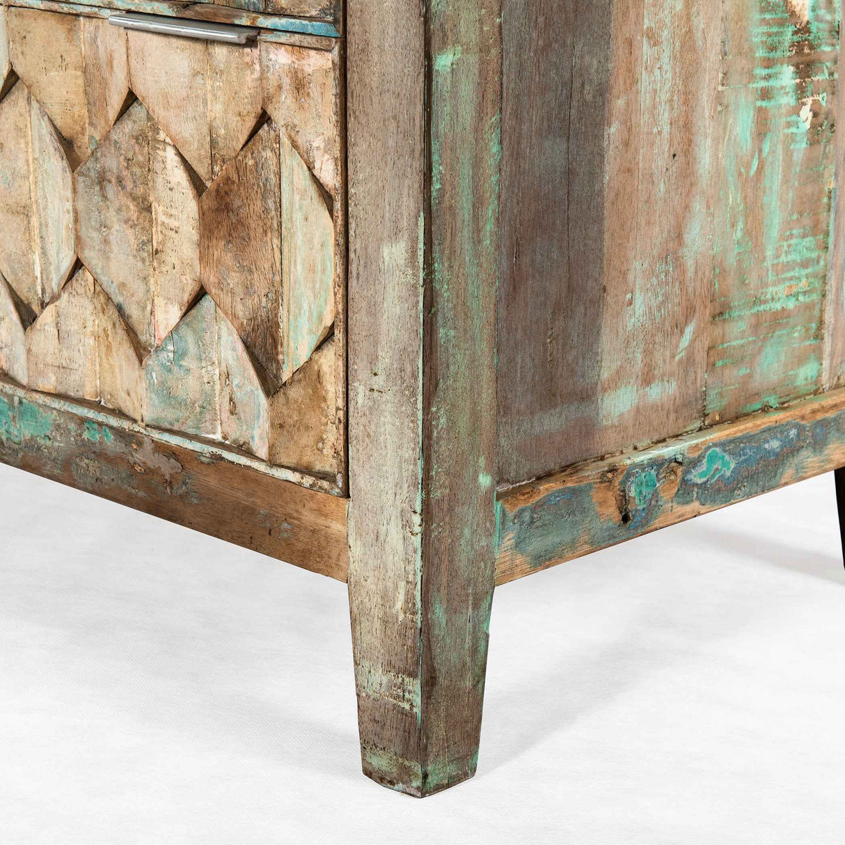 Ibiza 57" Dresser in Vintage Teal Reclaimed Wood by Home Trends & Design at Eve Furniture