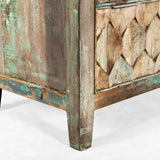 Ibiza 57" Dresser in Vintage Teal Reclaimed Wood by Home Trends & Design at Eve Furniture