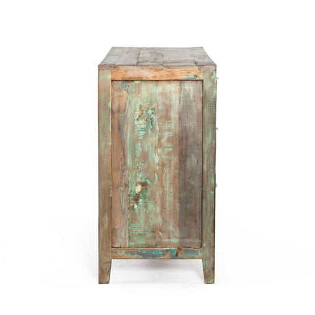Ibiza 57" Dresser in Vintage Teal Reclaimed Wood by Home Trends & Design at Eve Furniture