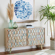 Ibiza 61" Sideboard in Vintage Teal Reclaimed Wood by Home Trends & Design at Eve Furniture