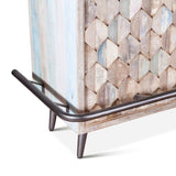 Ibiza 62" Bar in Vintage Teal Reclaimed Wood by Home Trends & Design at Eve Furniture