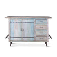 Ibiza 62" Bar in Vintage Teal Reclaimed Wood by Home Trends & Design at Eve Furniture