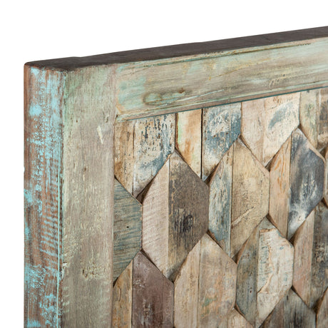 Ibiza King Bed in Vintage Teal Reclaimed Wood by Home Trends & Design at Eve Furniture