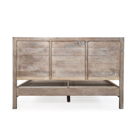 Ibiza Queen Bed in Vintage Teal Reclaimed Wood by Home Trends & Design at Eve Furniture