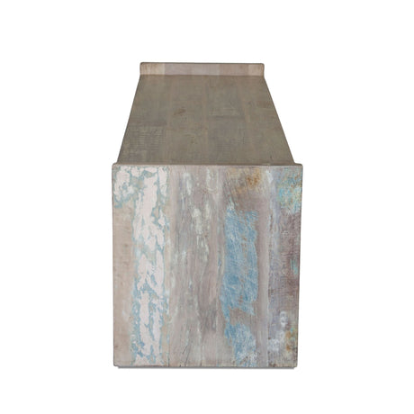 Ibizia 60" Storage Bench in Vintage Teal Reclaimed Wood by Home Trends & Design at Eve Furniture