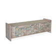 Ibizia 60" Storage Bench in Vintage Teal Reclaimed Wood by Home Trends & Design at Eve Furniture