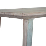 Ibizia 66" Dining Table in Vintage Teal Reclaimed Wood by Home Trends & Design at Eve Furniture
