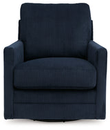 Icaman Navy Swivel Chair