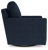 Icaman Navy Swivel Chair by Ashley at Eve Furniture