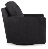 Icaman Onyx Swivel Chair by Ashley at Eve Furniture