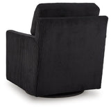 Icaman Onyx Swivel Chair by Ashley at Eve Furniture