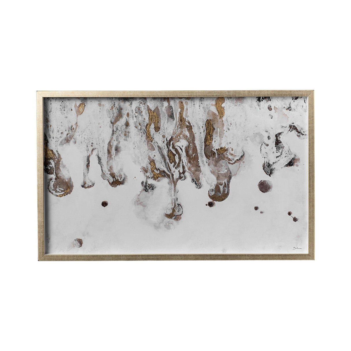 Icarus I by Mercana Studio a Hand Embellished Textured Framed Art Print Matted under Glass by Mercana at Eve Furniture