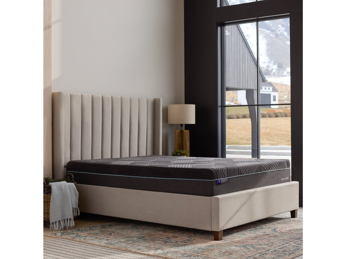 Ice Cloud ActivAir Gray Twin XL Mattress by Malouf at Eve Furniture