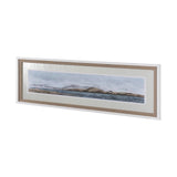 Icelandic Seascape by Jonathan Klassen Hand Embellished Textured Framed Art Print Matted under Glass by Mercana at Eve Furniture