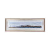 Icelandic Seascape by Jonathan Klassen Hand Embellished Textured Framed Art Print Matted under Glass by Mercana at Eve Furniture
