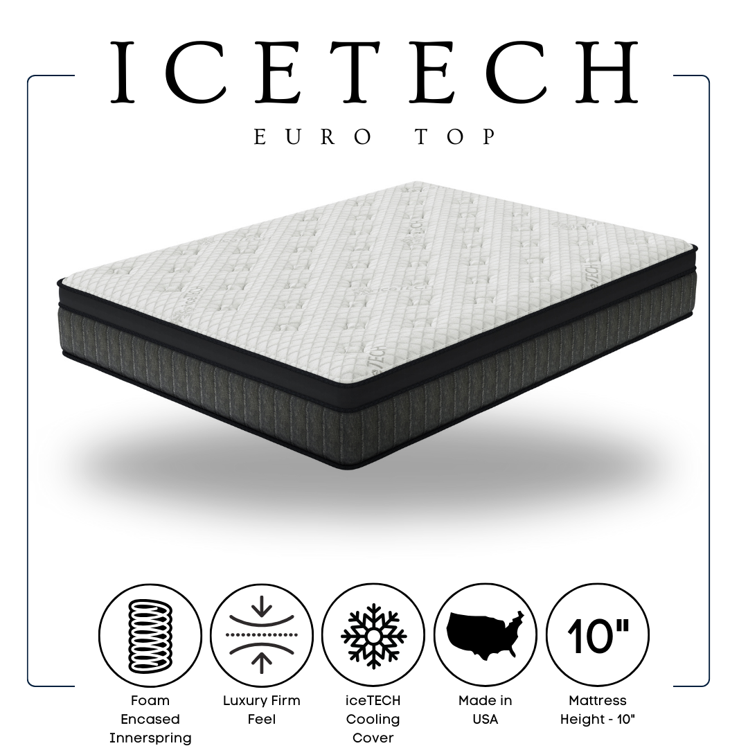 Icetech 10" Euro Top King Mattress