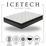 Icetech 10" Euro Top Queen Mattress