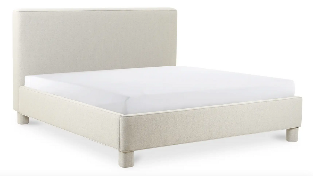 Ichigo King Bed Light Grey by Moe's Home at Eve Furniture