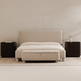 Ichigo Light Grey King Bed by Moe's Home at Eve Furniture