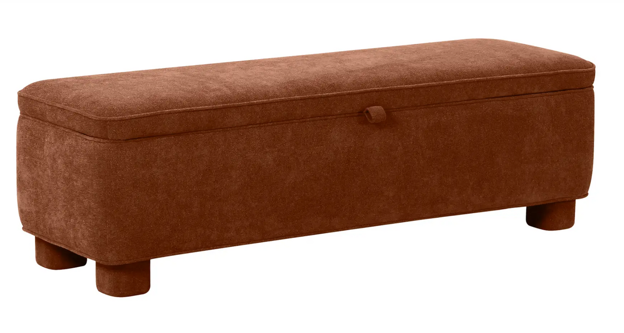 Ichigo Storage Bench Deep Orange by Moe's Home at Eve Furniture