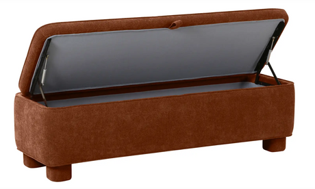 Ichigo Storage Bench Deep Orange by Moe's Home at Eve Furniture