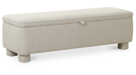 Ichigo Storage Bench Light Grey by Moe's Home at Eve Furniture