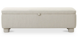 Ichigo Storage Bench Light Grey by Moe's Home at Eve Furniture