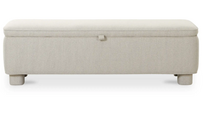 Ichigo Storage Bench Light Grey by Moe's Home at Eve Furniture