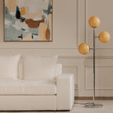 Ida Silver Floor Lamp by MOES at Eve Furniture