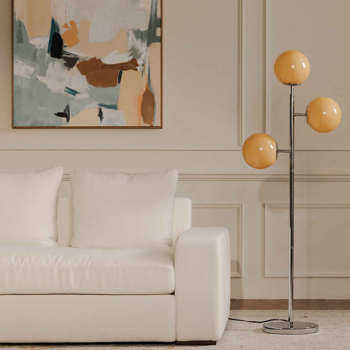 Ida Silver Floor Lamp