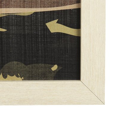 Idaho Go USA (L) by Mercana Studio a Hand Embellished Decograph Framed Art Print by Mercana at Eve Furniture