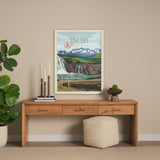 Idaho Go USA (L) by Mercana Studio a Hand Embellished Decograph Framed Art Print by Mercana at Eve Furniture