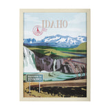 Idaho Go USA (L) by Mercana Studio a Hand Embellished Decograph Framed Art Print by Mercana at Eve Furniture