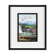 Idaho Go USA (M) by Mercana Studio a Framed Art Print Matted under Glass by Mercana at Eve Furniture