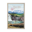 Idaho Go USA (XL) by Mercana Studio a Hand Embelished Decograph Framed Art Print under Glass by Mercana at Eve Furniture