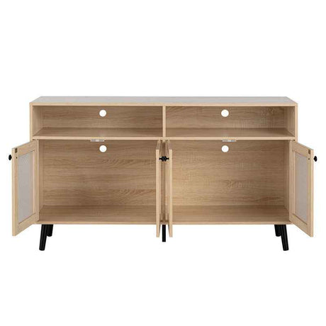 Idanha Natural TV Stand by Furniture of America at Eve Furniture