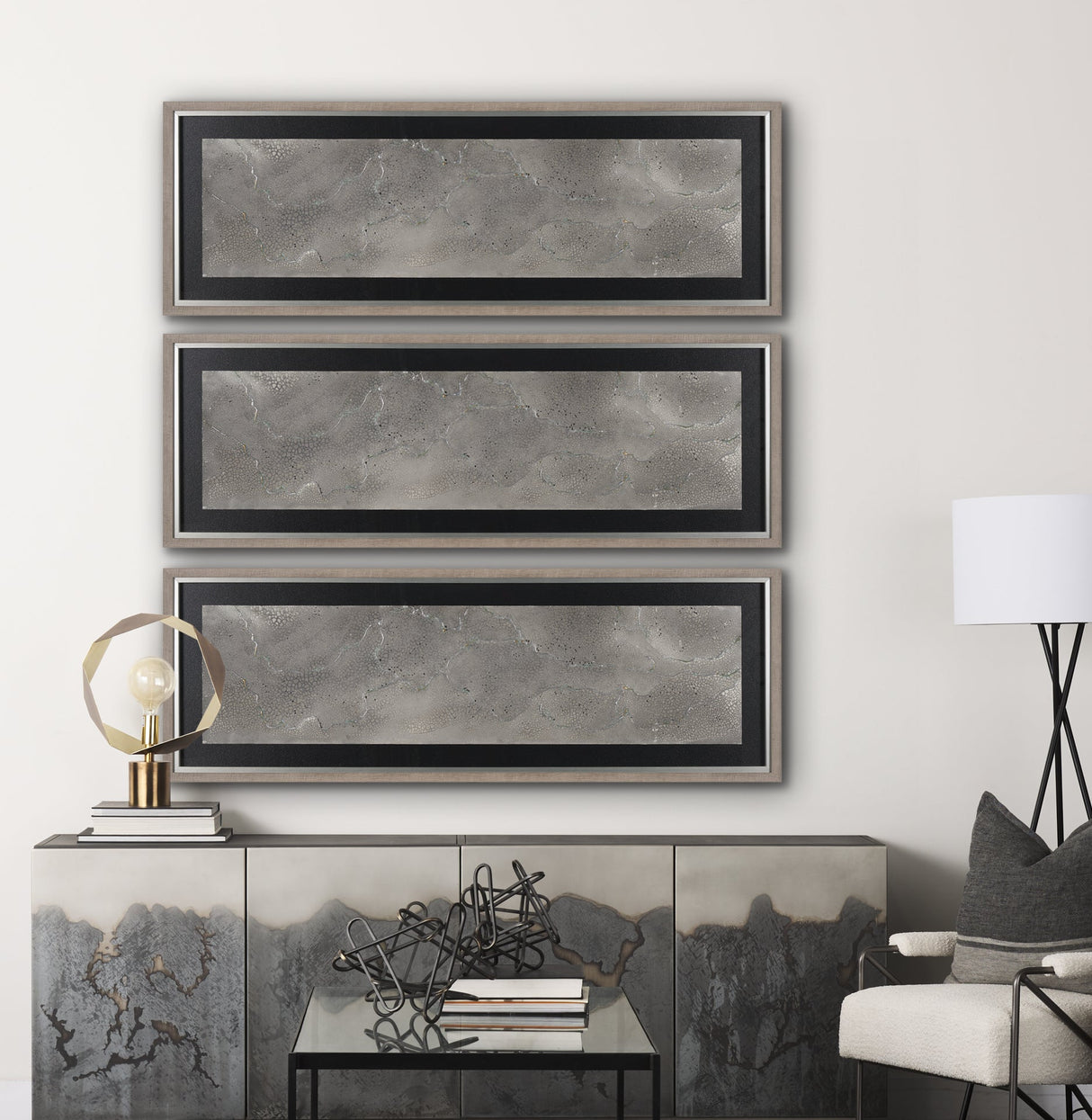 Igneous by Studio M a handmade Original Framed Artwork under Glass by Mercana at Eve Furniture