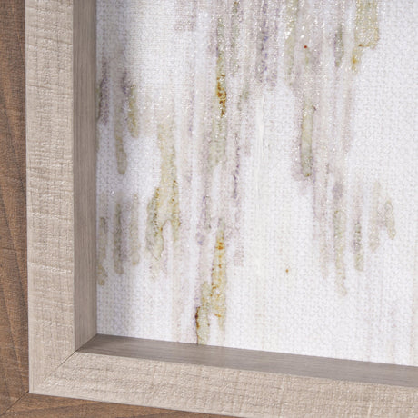 Ikat Patterns I by Silvia Krause a Hand Embellished Textured Framed Art Print by Mercana at Eve Furniture