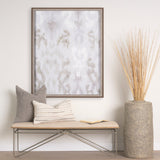 Ikat Patterns I by Silvia Krause a Hand Embellished Textured Framed Art Print by Mercana at Eve Furniture