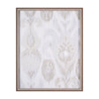 Ikat Patterns I by Silvia Krause a Hand Embellished Textured Framed Art Print by Mercana at Eve Furniture