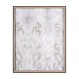Ikat Patterns I by Silvia Krause a Hand Embellished Textured Framed Art Print by Mercana at Eve Furniture