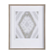 Ikat Patterns III by Silvia Krause a Hand Embellished Textured Framed Art Print Matted under Glass by Mercana at Eve Furniture