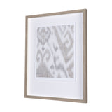 Ikat Patterns IV by Silvia Krause a Hand Embellished Textured Framed Art Print Matted under Glass by Mercana at Eve Furniture