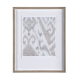 Ikat Patterns IV by Silvia Krause a Hand Embellished Textured Framed Art Print Matted under Glass by Mercana at Eve Furniture